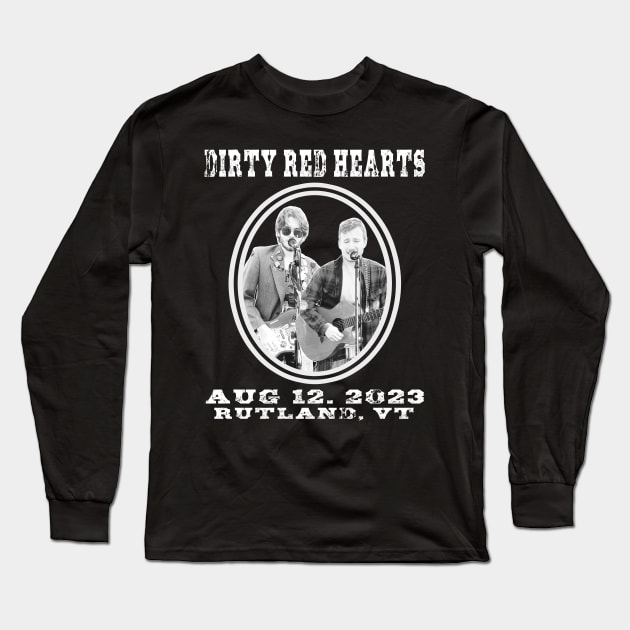 Outlaw Country - Dirty Red Hearts Long Sleeve T-Shirt by Dirty Red Hearts